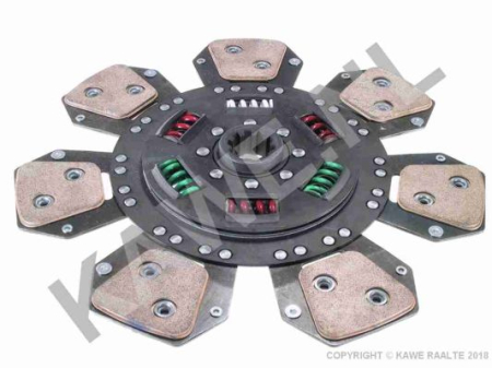 Disc ambreiaj ceramica (320mm; numar adaptori: 7) potrivit John Deere 2040S, 2140, 2140DT, 2141, 2541, 2550 4WD, 2555, 2650, 2650F, 2750 4WD, 2850, 2941, 2950, 3040, 3050, 3140, 3150, - 3340, diametru [1]