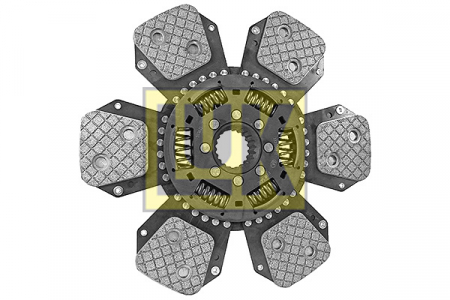 Disc ambreiaj ceramica (327mm; 6) potrivit DEUTZ FAHR AGROSTAR / AGROSTAR DX, DX BF4L913-F6L913 [3]