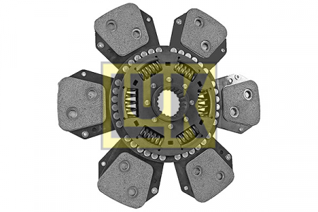 Disc ambreiaj ceramica (327mm; 6) potrivit DEUTZ FAHR AGROSTAR / AGROSTAR DX, DX BF4L913-F6L913 [2]