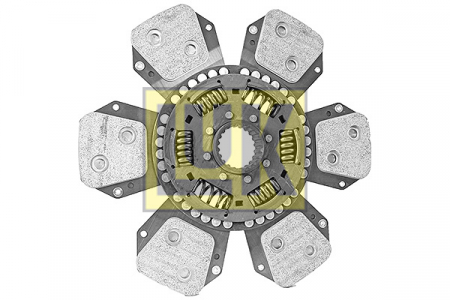 Disc ambreiaj ceramica (327mm; 6) potrivit DEUTZ FAHR AGROSTAR / AGROSTAR DX, DX BF4L913-F6L913 [2]