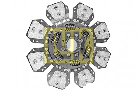 Disc ambreiaj ceramica (327mm; 8) potrivit AGCO LT; LANDINI 5H; MASSEY FERGUSON 5000 1104C-44-66CTA(12V) [2]