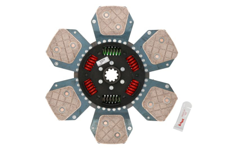 Disc ambreiaj - Disc ambreiaj ceramica (328mm; numar adaptori: 6) potrivit John Deere 1641, 2040S, 2140, 2140DT, 2141, 2251, 2251N, 2351, 2355N, 2541, 2555, 2650, 2650F, 2651, 2750 2WD, 2750 4WD, - 2755, diametru 328