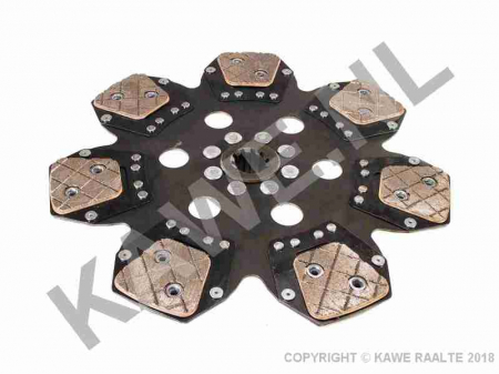 Disc ambreiaj - Disc ambreiaj ceramica (330mm; 8) potrivit FENDT 300 BF4L913T-TD226B-4 01.80-