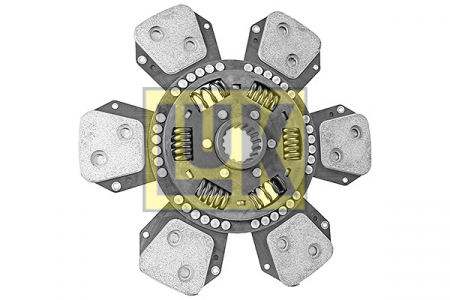 Disc ambreiaj ceramica (348mm; 6) potrivit CASE IH MAXXUM, MXU; NEW HOLLAND T6000, TSA NEF/NEF6(F4GE0604A) [2]