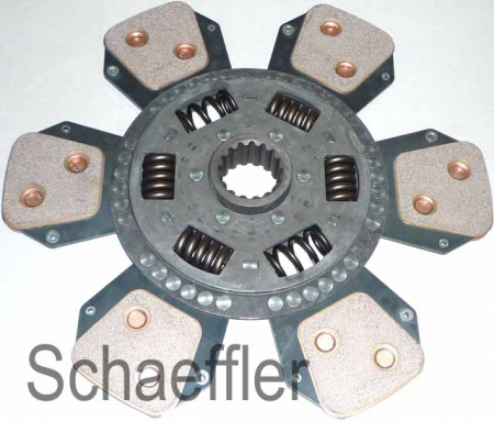 Disc ambreiaj ceramica (348mm; 6) potrivit CASE IH MAXXUM, MXU; NEW HOLLAND T6000, TSA NEF/NEF6(F4GE0604A) [1]
