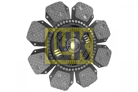 Disc ambreiaj ceramica (350mm; 8) potrivit RENAULT 100, TEMIS, XX-14, XX-54 D227-6-TD228-6 [3]