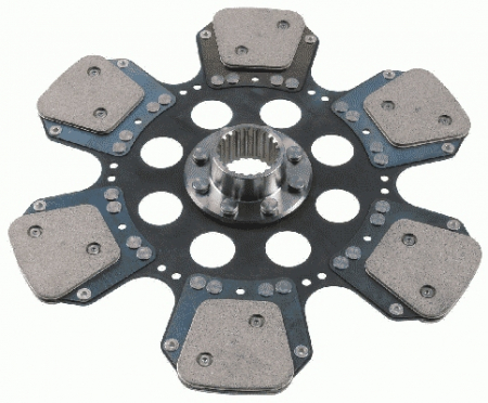 Disc ambreiaj - Disc ambreiaj ceramica (360mm; 6) potrivit FENDT 600 D226-6/TD226-6/TD226B-6 01.72-12.93