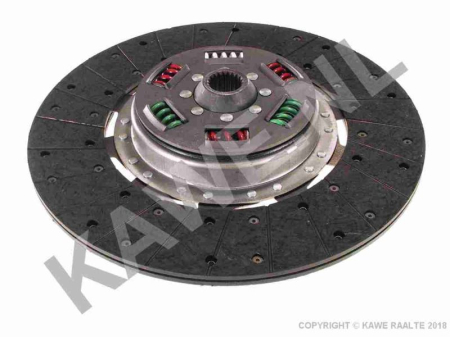 Disc ambreiaj - Disc ambreiaj organic (327mm profil complet) potrivit Landini 9550; Massey Ferguson 1004 T, 390, 390 T, 398, 398 Hiline, 398 T, 399, 399 Hiline, 399 S, 698, - 699, diametru 327 mm
