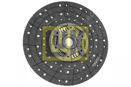 Disc ambreiaj organic (350mm) profil complet potrivit DEUTZ FAHR AGROPLUS; HUERLIMANN XT; LAMBORGHINI PREMIUM; SAME ROW CROP, SILVER 1000.6A-BF6M1012E [2]
