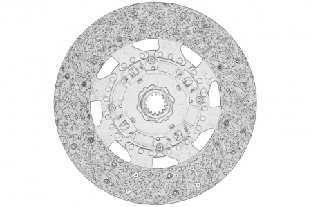 Disc ambreiaj potrivit ISUZU N (5TH GENERATION), N (6TH GENERATION) 4HK1-TC-4HK1-XS 10.05- [1]