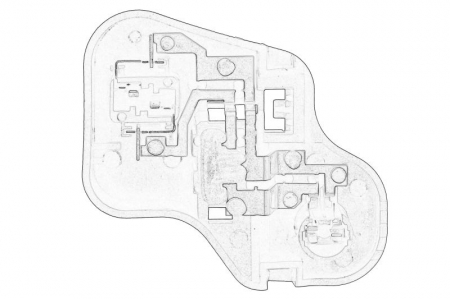 Dispersor stop dreapta (interior) potrivit VW GOLF VI 10.08-05.16 [1]