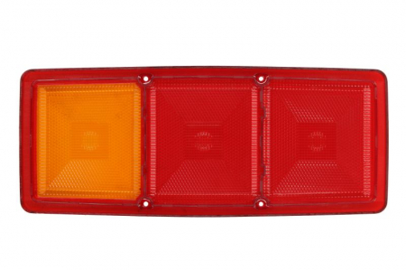 Dispersor stop stanga/dreapta potrivit IVECO P/PA-HAUBENFAHRZEUGE; MAN EL, NG, SG, SL, SÜ; MERCEDES LK/LN2, LP, MK, NG, O 405, O 407, SK 01 (cu intermitent, cu stop, lumina de parcare, fara proiector) [1]