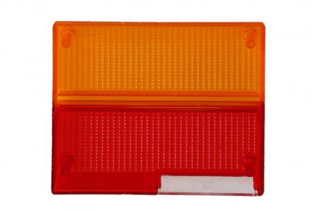 Elemente optice - Dispersor stop stanga (portocaliu/rosu, cu intermitent, lumina de marșarier, cu stop, cu iluminare placuta) potrivit HUERLIMANN 480, 481, 481 XF, 486 T, 488 T, 488 T PRESTIGE, 490, 491, 491 XF, 496 T,