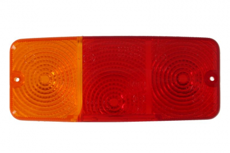 Elemente optice - Dispersor stop stanga (portocaliu/rosu, cu intermitent, lumina de marșarier, cu stop) potrivit CASE IH 55, 60, 65, 70, 75, 80, 85, 90, 95; DEUTZ FAHR 310 ECOLINE, 60 A, 70; LANDINI 5500, 6500, 7500, 8