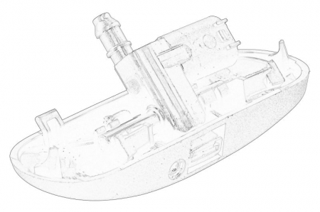 Caroserie - Diuza spalare parbriz fata dreapta potrivit VW TRANSPORTER T6 04.15-