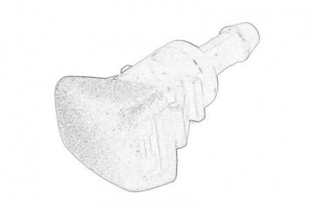 Caroserie - Diuza spalare parbriz fata potrivit HYUNDAI i30 GD, i40 I VF, ix55, SANTA FÉ III DM; KIA SORENTO II XM, SORENTO III UM 01.07-