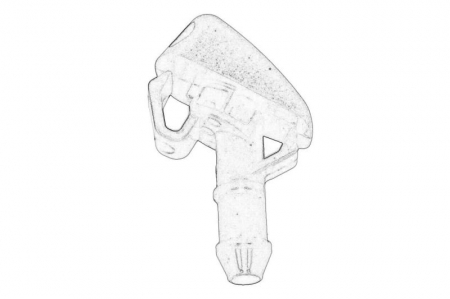 Diuza spalare parbriz fata potrivit OPEL ZAFIRA C 10.11- [1]