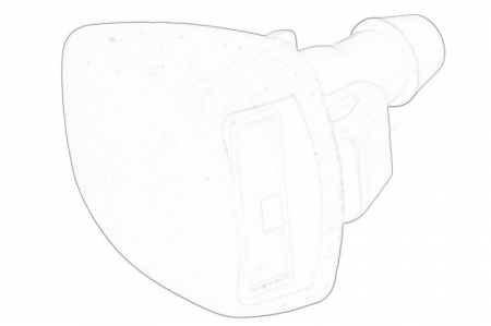 Caroserie - Diuza spalare parbriz fata stanga/dreapta potrivit MAZDA potrivit MAZDA 2, 3, 6, CX-7, CX-9 04.03-