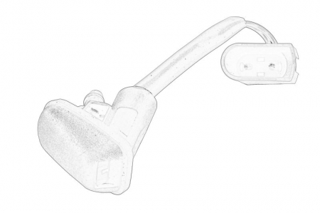 Caroserie - Diuza spalare parbriz potrivit FORD FOCUS III, FOCUS III/HATCHBACK, FOCUS III/KOMBI 07.10-02.20