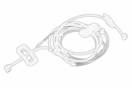 Diuza spalator parbriz Fata Dreapta/Stanga (cablu/furtun/teava; Duza; set) potrivit PEUGEOT 508 I 11.10-12.18 [1]