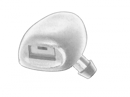 Curatare geamuri/faruri - Diuza spalator parbriz  PEUGEOT 206 1.1-2.0D intre 1998-2012