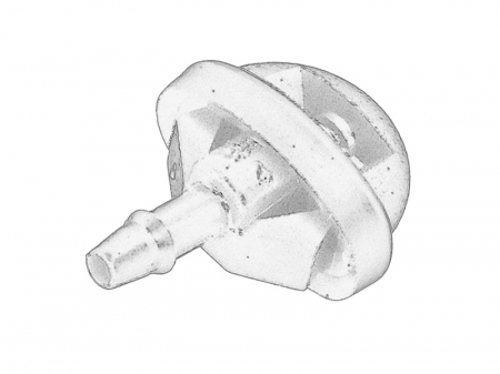 Spalator faruri - Diuza spalator parbriz Spate (spate) potrivit ABARTH 500 / 595 / 695; FIAT 500, IDEA, PANDA; LANCIA MUSA 09.03-