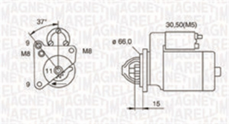 Electromotor (12V, 1,3kW) potrivit CITROEN BERLINGO, BERLINGO MULTISPACE, BERLINGO/MINIVAN, C1, C2, C3 I, C3 II, C3 PICASSO, C3 PLURIEL, C4, C4 AIRCROSS, C4 CACTUS 1.4D/1.6D/2.0D 09.01- [0]
