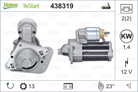 Electromotor (12V, 1,4kW) potrivit DACIA DOKKER, DOKKER EXPRESS/MINIVAN, DUSTER, DUSTER/SUV, LODGY, LOGAN II, LOGAN MCV II, SANDERO II; NISSAN JUKE, NOTE, QASHQAI II 1.3-2.0D 02.08- [0]