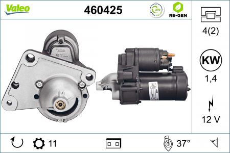 Alternatoare Electromotoare - Electromotor potrivit DS DS 3; CITROEN BERLINGO, BERLINGO MULTISPACE, BERLINGO/MINIVAN, C1, C2, C3 I, C3 II, C3 PICASSO, C3 PLURIEL, C4, C4 CACTUS, C4 GRAND PICASSO I 1.4D-2.2D dupa 2001 - (12V, 1,4kW