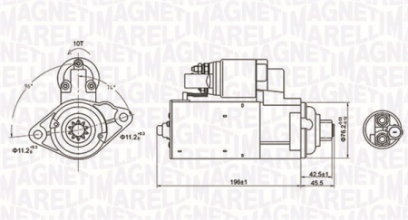 Alternatoare Electromotoare - Electromotor potrivit AUDI A3, TT; SEAT ALTEA, ALTEA XL, LEON, TOLEDO III; SKODA OCTAVIA II, SUPERB II; VW CADDY III, EOS, GOLF IV, GOLF PLUS, GOLF V, JETTA III BEETLE, PASSAT 1.4-3.6 dupa 1998 - (12V