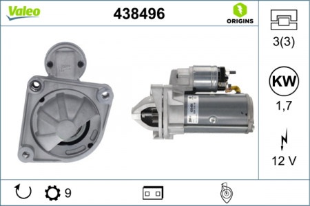 Electromotor potrivit IVECO DAILY VI; FIAT DUCATO 2.0D/2.3D/3.0D dupa 2006 - (12V, 1,7kW) [2]
