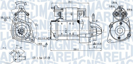 Alternatoare Electromotoare - Electromotor potrivit MERCEDES C (C204), C T-MODEL (S204), C (W204), CLS (C218), CLS SHOOTING BRAKE (X218), E (A207), E (C207), E T-MODEL (S212), E (W212) 1.8/2.1D/2.2D dupa 2006 - (12V, 1,7kW)