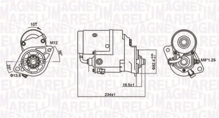 Alternatoare Electromotoare - Electromotor potrivit TOYOTA 4 RUNNER, DYNA, HIACE IV, LAND CRUISER, LAND CRUISER PRADO 2.5D/3.0D dupa 1993 - (12V, 2,2kW)