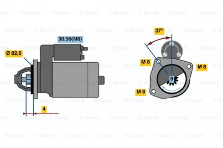 Electromotor (12V, 2,5kW) CITROEN JUMPER; FIAT DUCATO; PEUGEOT BOXER 2.3D/2.8D dupa 2000 [3]