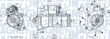 Alternatoare Electromotoare - Electromotor potrivit CITROEN C4, C4 GRAND PICASSO II, C4 I, C4 PICASSO I, C4 SPACETOURER, C5 II, C5 III, C6, C8, C-CROSSER, C-CROSSER ENTERPRISE, DS4, DS5 2.0D/2.2D dupa 2004 - (12V, 2,5kW)