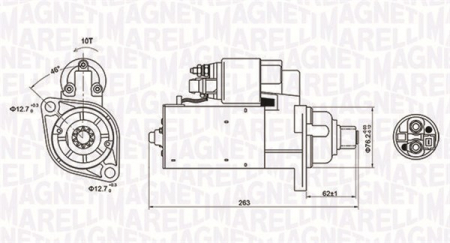 Alternatoare Electromotoare - Electromotor potrivit AUDI A3, TT; FORD GALAXY I; SEAT ALHAMBRA, CORDOBA, IBIZA III, LEON, TOLEDO II; SKODA FABIA I, OCTAVIA I; VW BORA, BORA I, GOLF IV, NEW BEETLE, POLO 1.6-3.2 dupa 1995 - (12V, 2kW