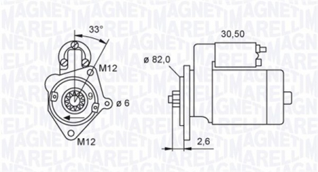 Alternatoare Electromotoare - Electromotor potrivit AUDI A4 ALLROAD B8, A4 ALLROAD B9, A4 B7, A4 B8, A4 B9, A6 C6, A6 C7; SEAT EXEO, EXEO ST; SKODA SUPERB I, SUPERB II 1.9D/2.0D 2004-2019 - (12V, 2kW)
