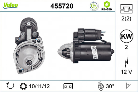 Alternatoare Electromotoare - Electromotor potrivit MERCEDES C (CL203), C T-MODEL (S202), C T-MODEL (S203), C T-MODEL (S204), C (W202), C (W203), CLC (CL203), CLK (C209), E T-MODEL (S124) 2.0D-3.7 dupa 1993 - (12V, 2kW)