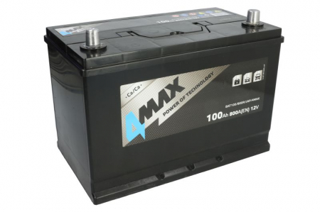 Acumulator 4MAX 12V 100Ah/800A (R+ borna standard) 305x175x227 B01 - flansa de montare 10.5 mm (pornire) [2]
