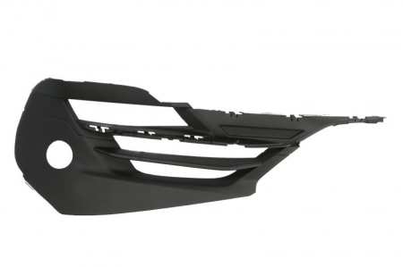 Element bara fata dreapta (cu dungi, cu orficii lampa ceata, cu orificii senzori parcare, plastic, negru) potrivit BMW 2 Active Tourer F45, F46 01.18- [0]