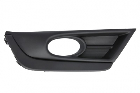 Elemente bara - Element bara fata dreapta (cu dungi negre, cu orificii lampa, plastic, negru) potrivit HONDA CR-V V 2016-2023