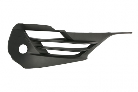 Element bara fata dreapta cu locas proiector cu orificii pentru senzori de parcare, plastic, negru potrivit BMW 2 Active Tourer F45, F46 01.18- [0]