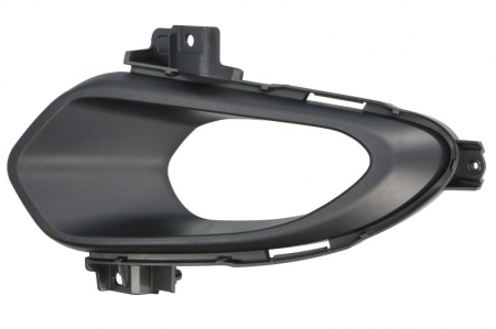 Element bara fata dreapta (cu orficii lampa ceata, abs, negru, BASIS) potrivit KIA CEED II JD 05.12-06.15 [0]