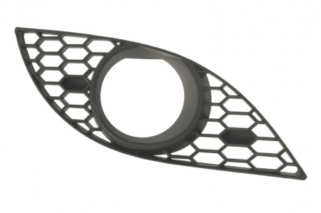 Elemente bara - Element bara fata dreapta (cu orificii lampa ceata, plastic, negru, M-PAKIET) potrivit BMW 5 E60, E61 2003-2007