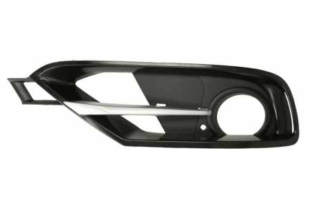 Elemente bara - Element bara fata dreapta (cu orificiu sipci, negru-mat/argintiu, SPORT) potrivit BMW 3 F30, F31, F80 10.11-05.15