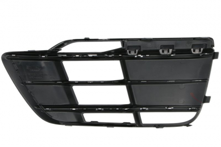 Element bara fata stanga (cu dungi crom, plastic, negru lucios/crom, S-LINE) potrivit AUDI Q5 FY 01.17-10.20 [1]