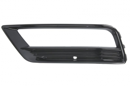 Elemente bara - Element bara fata stanga (cu orficii lampa ceata, cu orificii senzori parcare, abs, negru lucios, R-LINE) potrivit VW GOLF VII 2012-2017