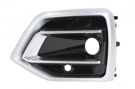 Elemente bara - Element bara fata stanga (cu orficii lampa ceata, negru/lucios/argintiu) potrivit AUDI Q5 FYT 11.20-