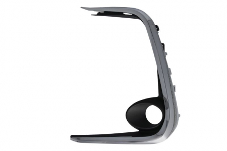 Element bara fata stanga (cu orficii lampa ceata, plastic, negru/crom) potrivit TOYOTA COROLLA SDN E21 03.19-05.22 [0]