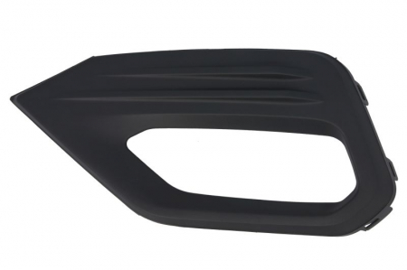 Elemente bara - Element bara fata stanga (cu orificii lampa, plastic, negru-mat, ST) potrivit FORD FIESTA VII 04.17-11.21